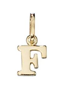 Buchstabenanh&auml;nger Jobo "Anh&auml;nger Buchstabe", gelbgold 333, Schmuckanh&auml;nger, Damen, F, Gelbgold 333, 333 Gold