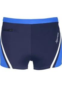 Badeshorts Jan Vanderstorm "Badehose NORALD", Herren, Gr. 6XL, weit, blau, Obermaterial: 80% Polyamid ECONYL PA ECONYL. 20% Elasthan EL., Badehosen Badeshorts