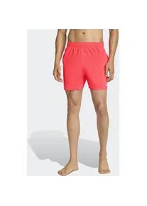 Badeshorts Adidas PERFORMANCE "SWIM 5-INCH", Herren, Gr. S, N-Gr, lucid rot, wei&szlig;, Obermaterial: 100% Polyester, Badehosen Badeshorts