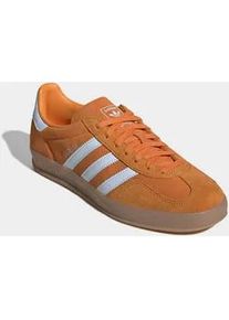 Sneaker Adidas ORIGINALS "GAZELLE INDOOR", Herren, Gr. 36, unity orange, crystal sky, supplier colour, Leder, Synthetik, Schuhe Sneaker