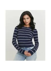 Strickjacke Tally Weijl "SCAVIFRANKI", Damen, Gr. L, multi color, Strick, Obermaterial: 45% Polyester, 38% Viskose, 17% Polyamid, unifarben, figurbetont taillenlang, Rundhals, Strickjacken Strickjacke, Materialmix, Basic, k&uuml;rzer geschnitten