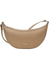 Marc O'Polo Umh&auml;ngetasche MARC O'POLO "aus fein genarbtem Rindleder", Damen, Gr. B/H/T: 38cm x 17cm x 7cm, earthy taupe, Leder, unifarben, Taschen Umh&auml;ngetasche