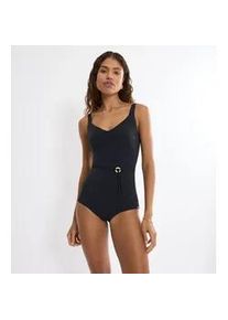 Badeanzug Triumph "Summer Twist OP 05", Damen, Gr. 38, Cup B, schwarz, Microfaser, Obermaterial: 77% Polyamid, 23% Elasthan, Badeanz&uuml;ge Badeanzug, Eleganz und Komfort