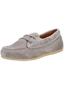 Mokassin Andrea Conti "Andrea Conti Mokassin Veloursleder", Damen, Gr. 40, grau, Veloursleder, Schuhe Mokassin