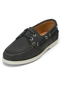 Marc O'Polo Bootsschuh MARC O'POLO "aus weichem Nubuk-Rindleder", Damen, Gr. 42, navy, Obermaterial: 100% Leder (Rind), unifarben, Schuhe Bootsschuh
