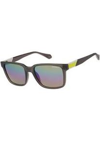 Sonnenbrille Superdry "Modell 996098", Herren, dunkeles grau, matt, Sonnenbrillen Sonnenbrille, Form Karree/Eckig, Logoschriftzug auf B&uuml;gel, Injectionfassung