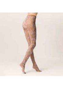 Feinstrumpfhose Kunert "Strumpfhose Bridal Love", Damen, Gr. 38-40, braun (nude 6450), Obermaterial: 60% Polypropylen PP. 34% Polyamid PA. 6% Elasthan EL., Strumpfhosen Feinstrumpfhose