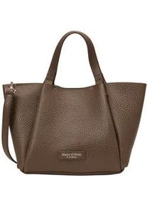 Marc O'Polo Umh&auml;ngetasche MARC O'POLO "aus fein genarbtem Rindleder", Damen, Gr. B/H/T: 30cm x 18cm x 10cm, faded braun, Leder, unifarben, Taschen Umh&auml;ngetasche