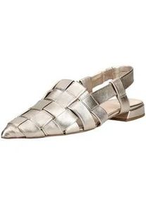 H&ouml;gl Slingpumps H&Ouml;GL "H&ouml;gl Pumps Leder", Damen, Gr. 41,5, bronze, Leder, Schuhe Slingpumps