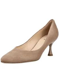 H&ouml;gl High-Heel-Pumps H&Ouml;GL "H&ouml;gl Pumps Veloursleder", Damen, Gr. 37, taupe, Veloursleder, Schuhe