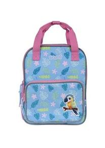 Kinderrucksack Scooli "Mini-Me", Kinder, Gr. B/H/T: 24cm x 29cm x 13cm, paula papagei, Polyester, Rucks&auml;cke