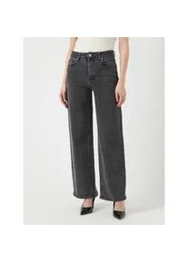 High-waist-Jeans Y.A.S "YASROSIE HW DENIM JEANS S. NOOS", Damen, Gr. 26, L&auml;nge 32, blau (dunkelgrau denim), Denim/Jeans, Obermaterial: 88% Baumwolle, 10% Polyester, 2% Elasthan, unifarben, normal, Jeans High-Waist-Jeans