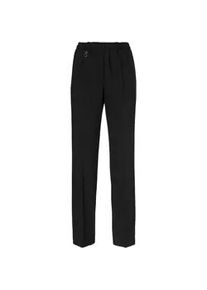 Schlupfhose GOLDNER "Trevira-Schurwollschlupfhose LOUISA", Damen, Gr. 50, N-Gr, schwarz, Obermaterial: 53% Polyester PES. 43% Schurwolle WV. 4% Elasthan EL., Hosen Schlupfhose