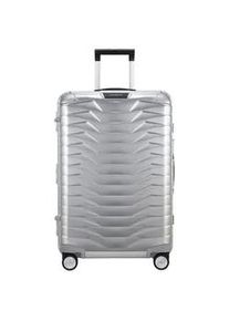 Hartschalen-Trolley Samsonite "PROXIS ALU, verschiedene Gr&ouml;&szlig;en", Gr. B/H/T: 47cm x 69cm x 28cm 71 l, silber (aluminium), Aluminium, unifarben, Koffer, Hartschalen-Koffer, Reisekoffer, Koffer, TSA-Zahlenschloss