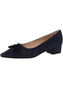 Pumps Peter Kaiser "Peter Kaiser Pumps Veloursleder", Damen, Gr. 40, blau (dunkelblau), Veloursleder, Schuhe Pumps