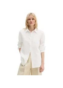 Marc O'Polo Langarmbluse MARC O'POLO "aus leichter Qualit&auml;t", Damen, Gr. 40, wei&szlig;, Obermaterial: 100% Leinen, unifarben, regular fit normal, Manschette, Blusen