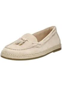 Slipper Gabor "Gabor Slipper Leder", Damen, Gr. 38, hellbeige, Leder, Schuhe Slipper