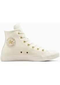 Sneaker Converse "CHUCK TAYLOR ALL STAR GOLD", Herren, Gr. 38, egret, egret, gold, Leder, Schuhe Sneaker