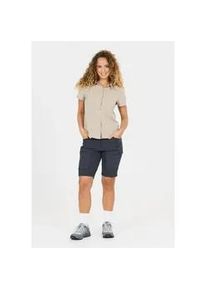 Shorts WHISTLER "Kodiak", Damen, Gr. 38, EURO-Gr&ouml;&szlig;en, blau, anthrazit, 94% Nylon, 6% Elasthan, mehrfarbig, kurz, Hosen Shorts, mit 4-Wege-Stretch-Material