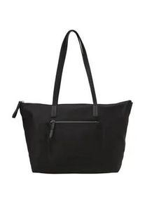 Marc O'Polo Shopper MARC O'POLO "aus recyceltem Material", Damen, Gr. B/H/T: 47cm x 31cm x 15cm, schwarz, Polyamid, unifarben, Taschen Shopper