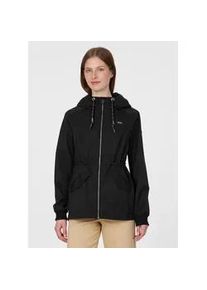 Parka Ragwear "DOWEY", Damen, Gr. L, schwarz, Web, Obermaterial: 100% Polyester, unifarben, Po-bedeckend, Jacken Parka, Wasserabweisend mit Taillenkordel und Pattentaschen