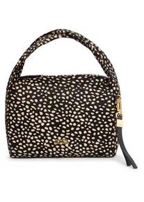 Mini Bag Tommy Hilfiger "TH ESSENTAIL", Damen, Gr. B/H/T: 21cm x 16cm x 8cm, dunkelbraun, creme, Leder, Taschen, Damen Tragetasche, Schultertasche mit abnhembarem Schl&uuml;sselanh&auml;nger