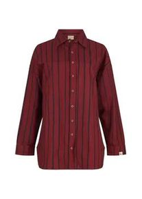 Hemdbluse Turtledove London "Bea Shirt Damen", Damen, Gr. M, rot, 100% Baumwolle, Blusen Hemdbluse