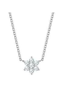 Glanzst&uuml;cke M&uuml;nchen Kette mit Anh&auml;nger GLANZST&Uuml;CKE M&Uuml;NCHEN "GSM1954", silber, Halsketten, Damen, 40,0cm Basiskette + 5,0cm Verl&auml;ngerung,mit Zirkonia, Silber 925 (Sterlingsilber), aus Sterling Silber