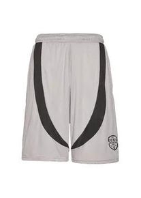 Shorts ECKO UNLTD. "Ecko Unltd. Ecko Unltd. Cuts Shorts", Herren, Gr. M, US-Gr&ouml;&szlig;en, grau, schwarz, 100% Polyester, loose fit, Hosen Shorts