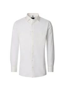 Businesshemd Venti "Venti Businesshemd uni", Herren, Gr. 39, Normalgr&ouml;&szlig;en, wei&szlig;beige, 100% Baumwolle, unifarben, comfort fit, Hemden