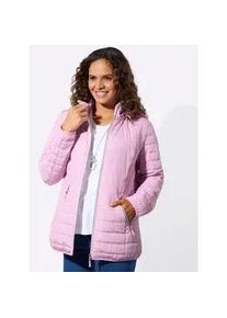 Steppjacke Casual Looks, Damen, Gr. 54, orchidee, wei&szlig;, bedruckt, 100% Polyester, Wattierung:100% Polyester, gemustert, mehrfarbig, Jacken Steppjacke