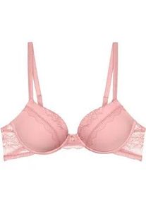 B&uuml;gel-BH Triumph "Comfort Allure", Damen, Gr. 80, Cup F, strawberry cream, Microtouch, Obermaterial: 55% Polyester, 32% Polyamid, 13% Elasthan, BHs B&uuml;gel-BH, Komfort-B&uuml;gel, atmungsaktive Spacer-Cups, eleganter Look, Spitze