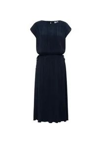 Plisseekleid Ragwear "Galit YOUMODO", Damen, Gr. M (38), Normalgr&ouml;&szlig;en, navy, Material: 65% Polyester, 35% Viskose, loose fit ca. Mitte Wade, ohne Ausschnitt, Fledermaus&auml;rmel, Kleider, Lockeres Plissee-Sommerkleid