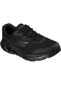 Slip-On Sneaker Skechers "GLIDE-STEP VORTEX-AVALIN", Herren, Gr. 43, schwarz, Lederimitat, Textil, unifarben, Schuhe, Laufschuh, Sportschuh mit Ultra Light Cushioning