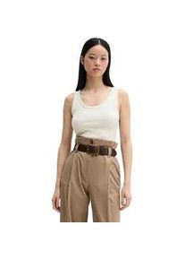 Marc O'Polo T-Shirt MARC O'POLO "aus Bio-Baumwoll-Stretch-Jersey", Damen, Gr. M, grau silk, Obermaterial: 97% Baumwolle, 3% Elasthan, unifarben, slim fit, Rundhals, Shirts T-Shirt