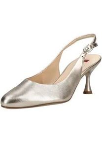 H&ouml;gl Slingpumps H&Ouml;GL "H&ouml;gl Pumps Leder", Damen, Gr. 40, bronze, Leder, Schuhe Slingpumps