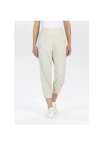 3/4-Hose Stehmann "Rachell-650", Damen, Gr. 46, N-Gr, kalk light, Web, Obermaterial: 65% Viskose, 30% Polyamid, 5% Elasthan, unifarben, regular fit 3/4-L&auml;nge, Hosen, mit elastischem Bund