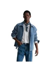 Marc O'Polo Jeansjacke MARC O'POLO DENIM "mit Ananasfasern", Herren, Gr. XL, medium blau, Obermaterial: 86% Baumwolle, 14% Polyester aus Faserresten, unifarben, regular fit, Manschette, Jacken Jeansjacke