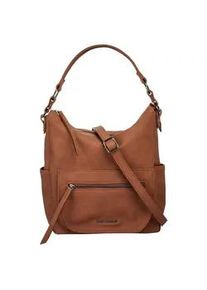 Umh&auml;ngetasche Betty Barclay, Damen, Gr. B/H/T: 25cm x 30cm x 10cm onesize, braun (cognac), Polyurethan (PU), unifarben, Taschen Umh&auml;ngetasche