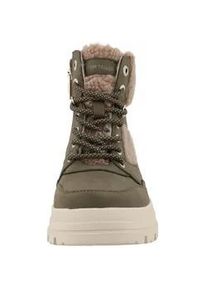 Stiefel Tom Tailor "Tom Tailor Winter Boots", Damen, Gr. 41, khaki, unifarben, Schuhe Stiefel