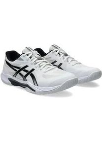 Hallenschuh asics "GEL-TACTIC 13", Herren, Gr. 42,5, schwarz-wei&szlig; (wei&szlig;, schwarz), Synthetik, Schuhe Hallenschuh, besonders geeignet f&uuml;r Handball und Volleyball