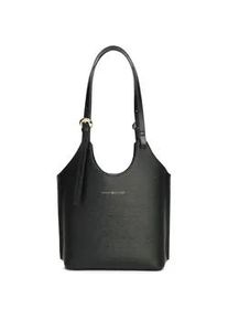Tragetasche Tommy Hilfiger "TH MODERN MINI TOTE", Gr. B/H/T: 29cm x 32cm x 9cm, schwarz, Lederimitat, Taschen, Damen Handtasche, Schultertasche, Umh&auml;ngetasche mit Logoschriftzug