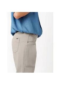 Stoffhose Toni "Sue Joggpants 7/8", Damen, Gr. 38, N-Gr, light grau, Web, Obermaterial: 77% Baumwolle, 20% Polyamid, 3% Elasthan, unifarben, schmal lang, Hosen Stoffhose, mit Stretch