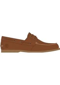 Bootsschuh Timberland "CEDAR BAY ESSENTIAL BOAT SHOE", Herren, Gr. 41, md brn f grain, Leder, Schuhe Bootsschuh, aus Leder