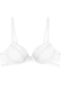 B&uuml;gel-BH Triumph "Comfort Allure", Damen, Gr. 75, Cup C, wei&szlig;, Microtouch, Obermaterial: 55% Polyester, 32% Polyamid, 13% Elasthan, BHs B&uuml;gel-BH, Komfort-B&uuml;gel, atmungsaktive Spacer-Cups, eleganter Look, Spitze