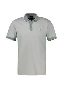 Poloshirt Lerros, Damen, Gr. L, storm grau, Piqu&eacute;, Obermaterial: 100% Baumwolle, unifarben, normal h&uuml;ftbedeckend, Rundhals, B&uuml;ndchen, Shirts, Kurzarm mit Logostickerei und abgesetzten &Auml;rmeln und Kragen