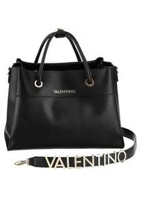 Henkeltasche Valentino BAGS "ALEXIA", Damen, Gr. B/H/T: 35cm x 27cm x 14cm, schwarz, Polyurethan (PU), Taschen, Umh&auml;ngetasche Schultertasche mit goldfarbenen Details