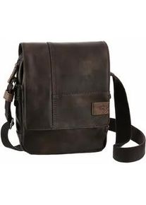 Umh&auml;ngetasche Camel Active "Laos", Damen, Gr. B/H/T: 21cm x 27cm x 7cm, braun, Polyurethan, Polyurethan (PU), Retro, beschichtet, kontrastfarbene Details, leichte Abriebeffekte, Taschen Umh&auml;ngetasche, praktisch funktionaler Alltagsbegleiter mit vielen sportlichen Details