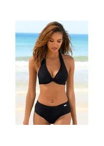 B&uuml;gel-Bikini Lascana, Damen, Gr. 36, Cup E, schwarz, Polyamid, unifarben, Bikini-Sets B&uuml;gel-Bikini, als Neckholder