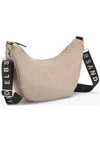 Umh&auml;ngetasche ELBSAND "Hobo-Tasche, Handtasche", Damen, Gr. B/H/T: 37cm x 25cm x 13cm, beige (sand), Stoff, Textil, unifarben, Taschen Umh&auml;ngetasche, Schultertasche, Minibag, Henkeltasche, Crossbody Bag VEGAN